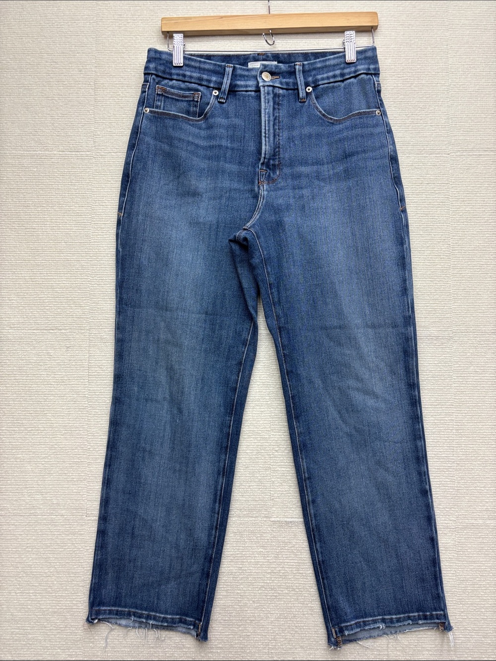 Good American | 10 / 30 good legs Classic Blue Straight-Leg Jeans